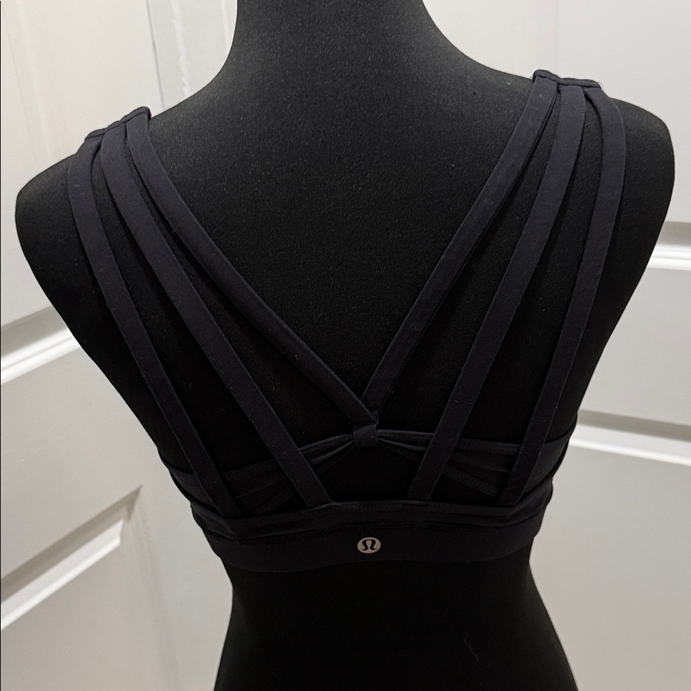 lululemon athletica Black Strappy Sports Bra